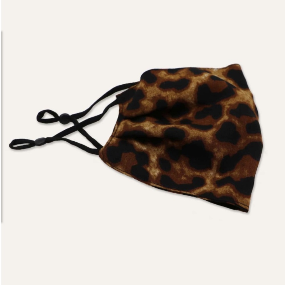 Chiffon Leopard Mask